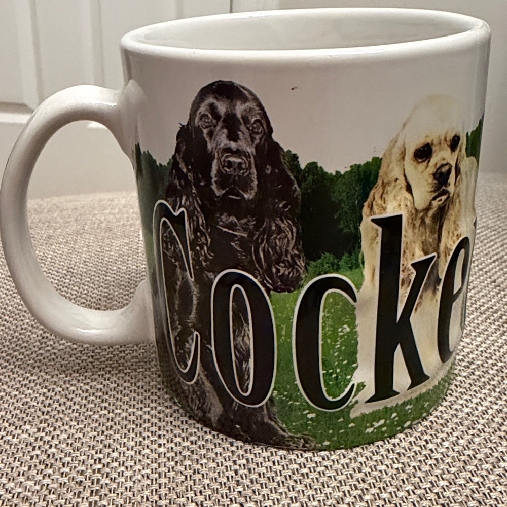 Americaware Cocker Spaniel Mug Cup Coffee 3d Embossed 18 oz Dog Large 2014 - Picture 3 of 5